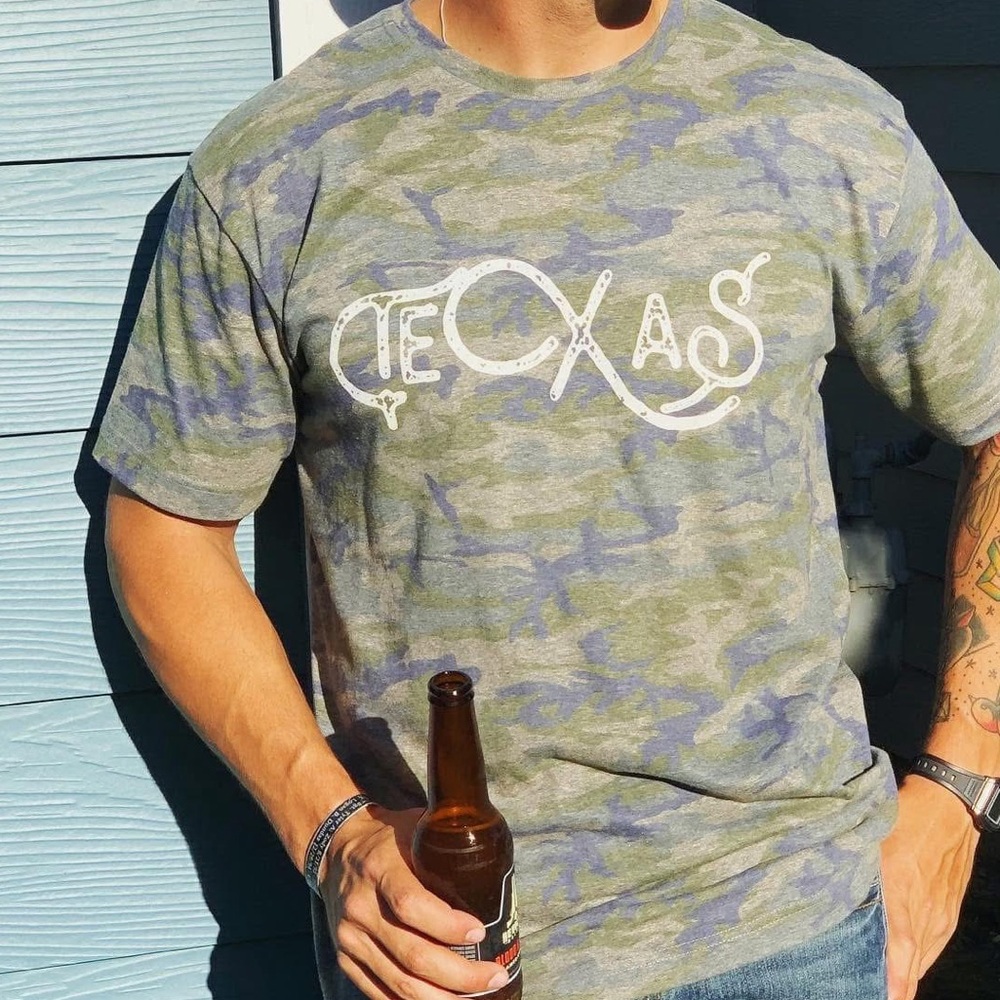 Vintage Camo Texas tee - unisex